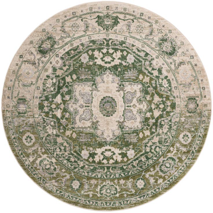 Detail image of 8' x 8' Madeline Vintage Round Rug