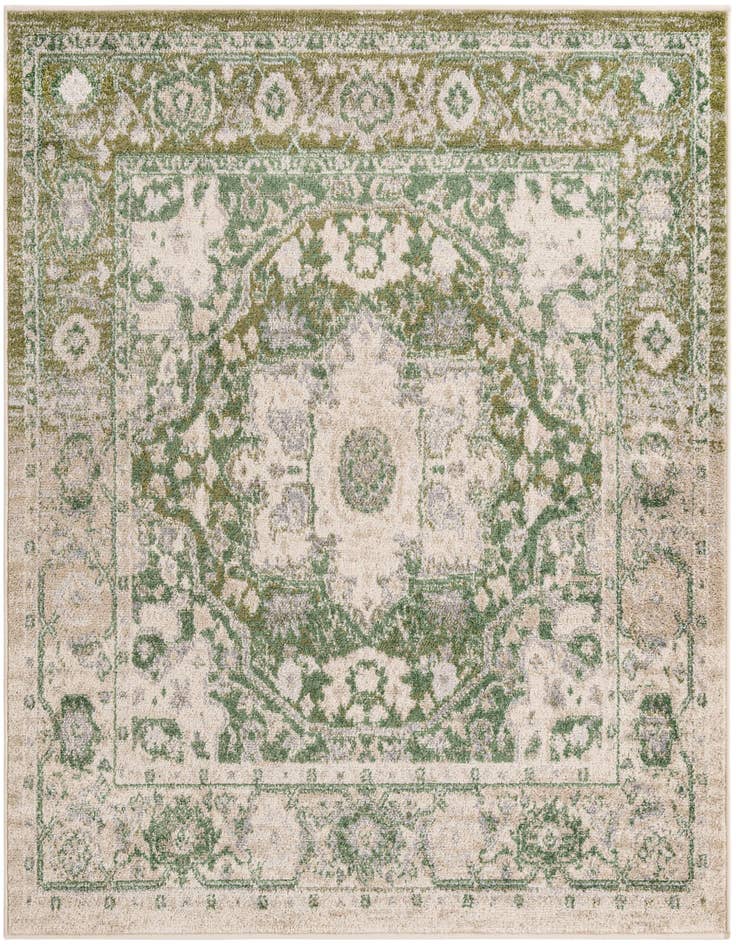 Detail image of 5' x 5' Madeline Vintage Square Rug