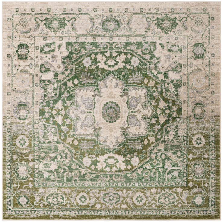 Detail image of 8' x 8' Madeline Vintage Square Rug