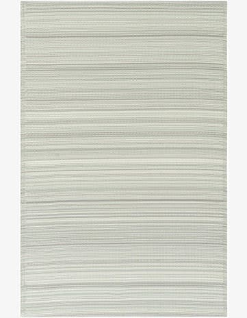Pastel Gray Easy-Clean Vista Breeze Indoor / Outdoor Rug