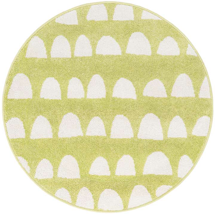 3' 3 x 3' 3 Whimsy Kids Round Rug