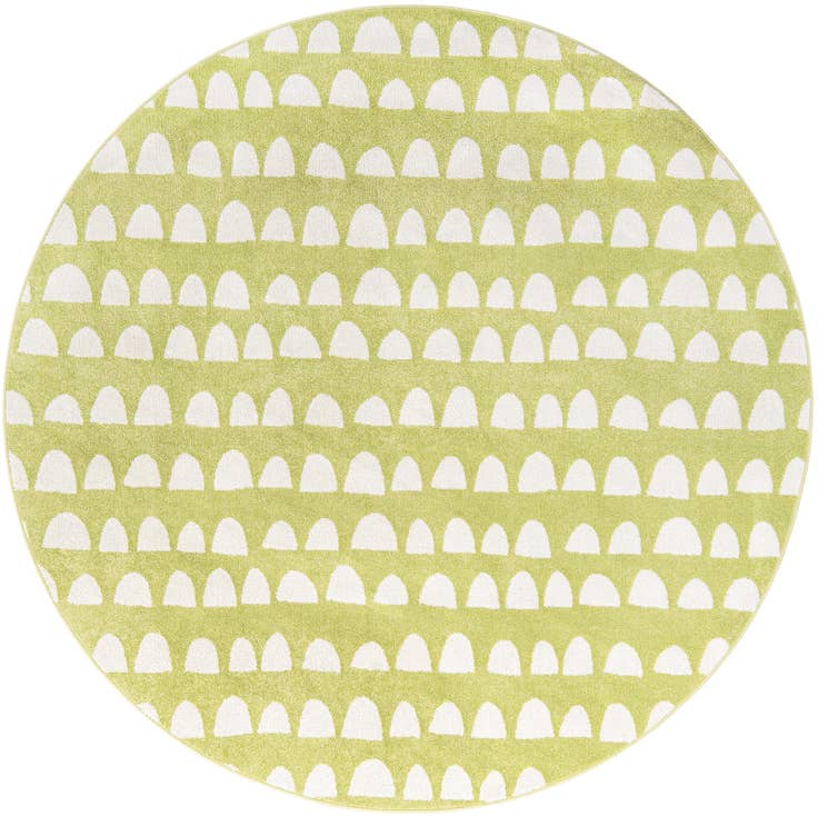 Detail image of 7' 10 x 7' 10 Whimsy Kids Round Rug