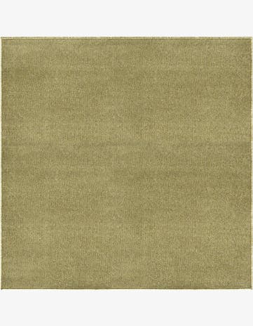Pastel Green Everyday Solid Square Rug