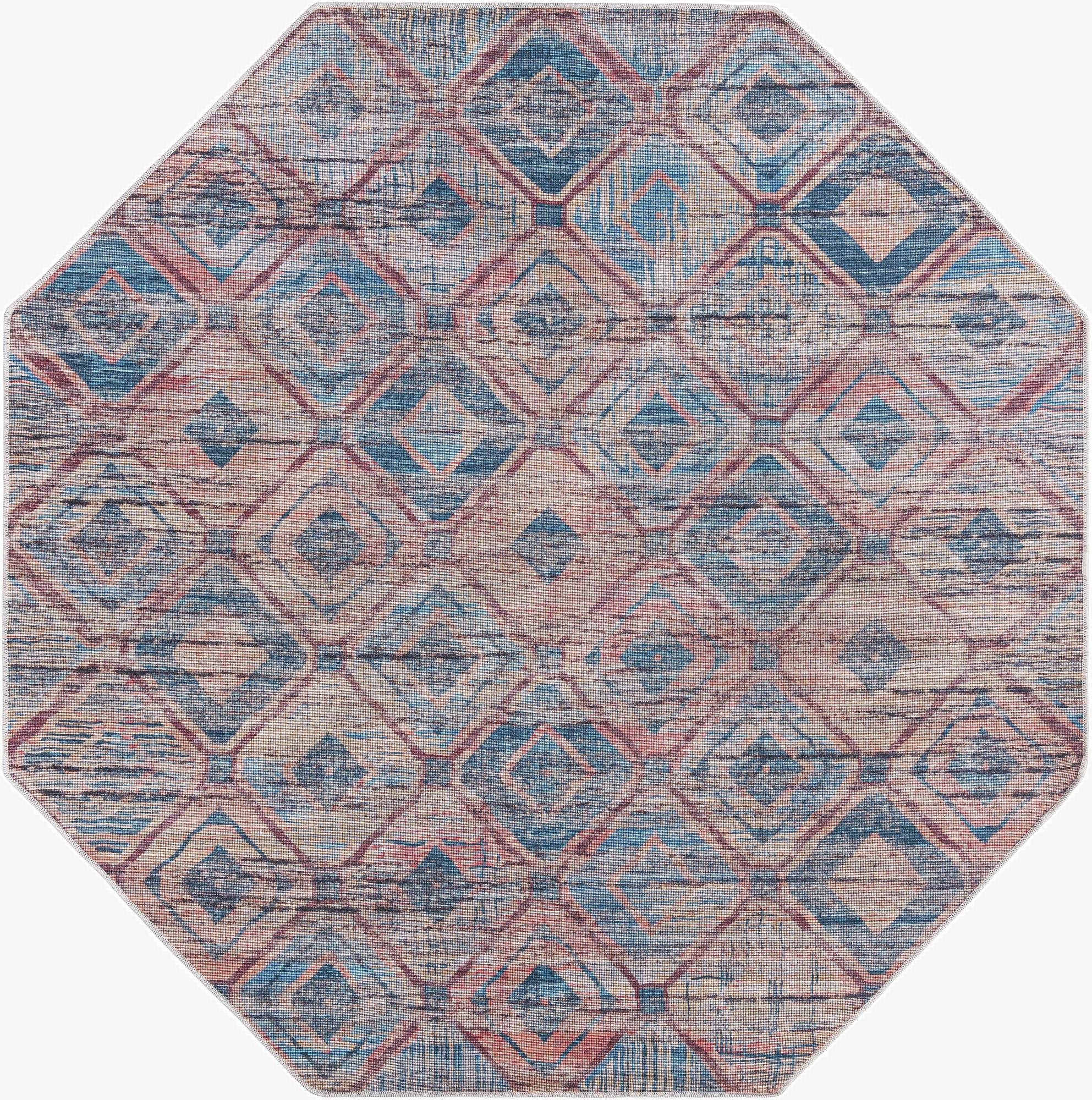 7' 10 x 7' 10  Washable Sisu Octagon Rug
