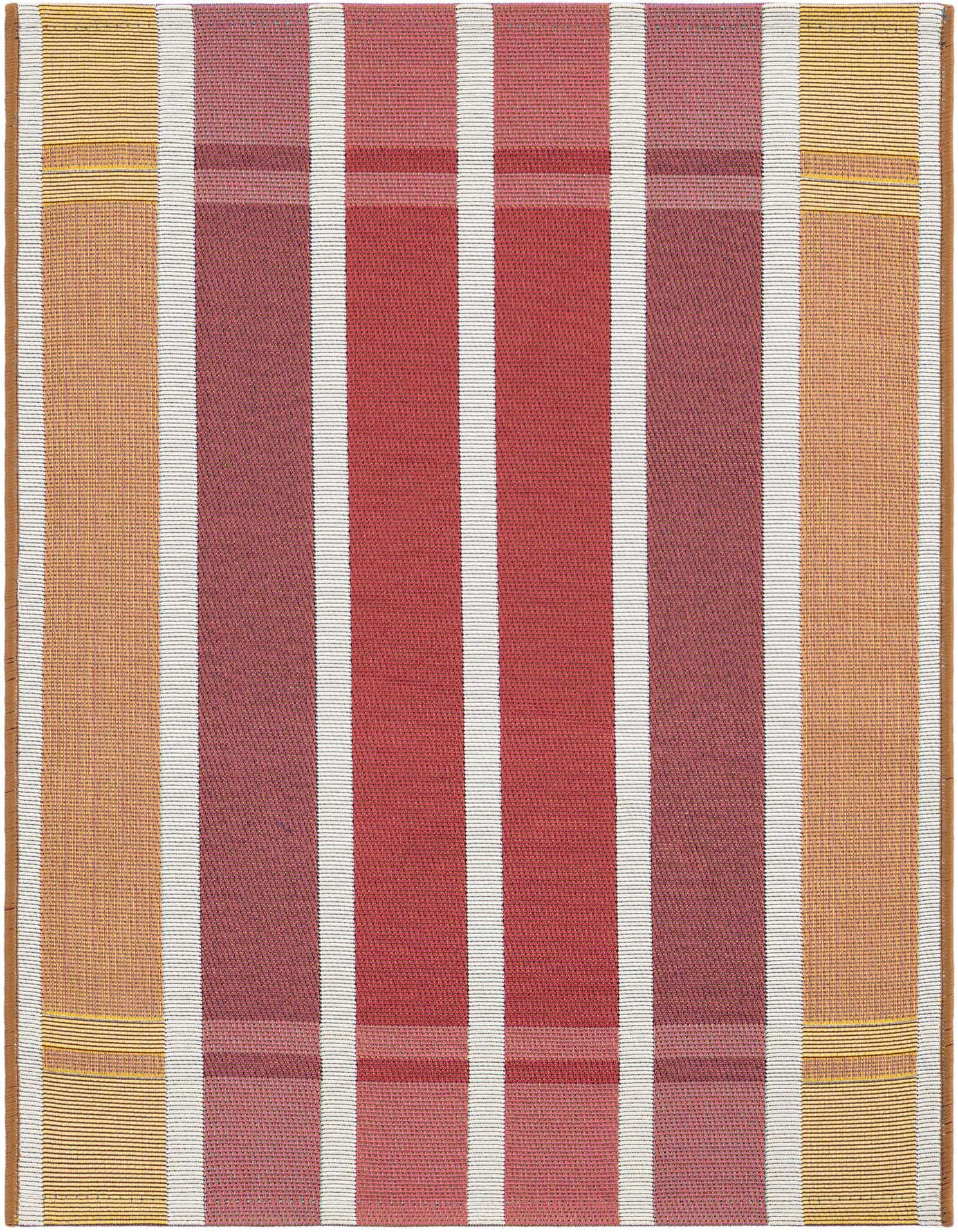 2' x 3' Easy-Clean Striped Indoor / Outdoor Rug