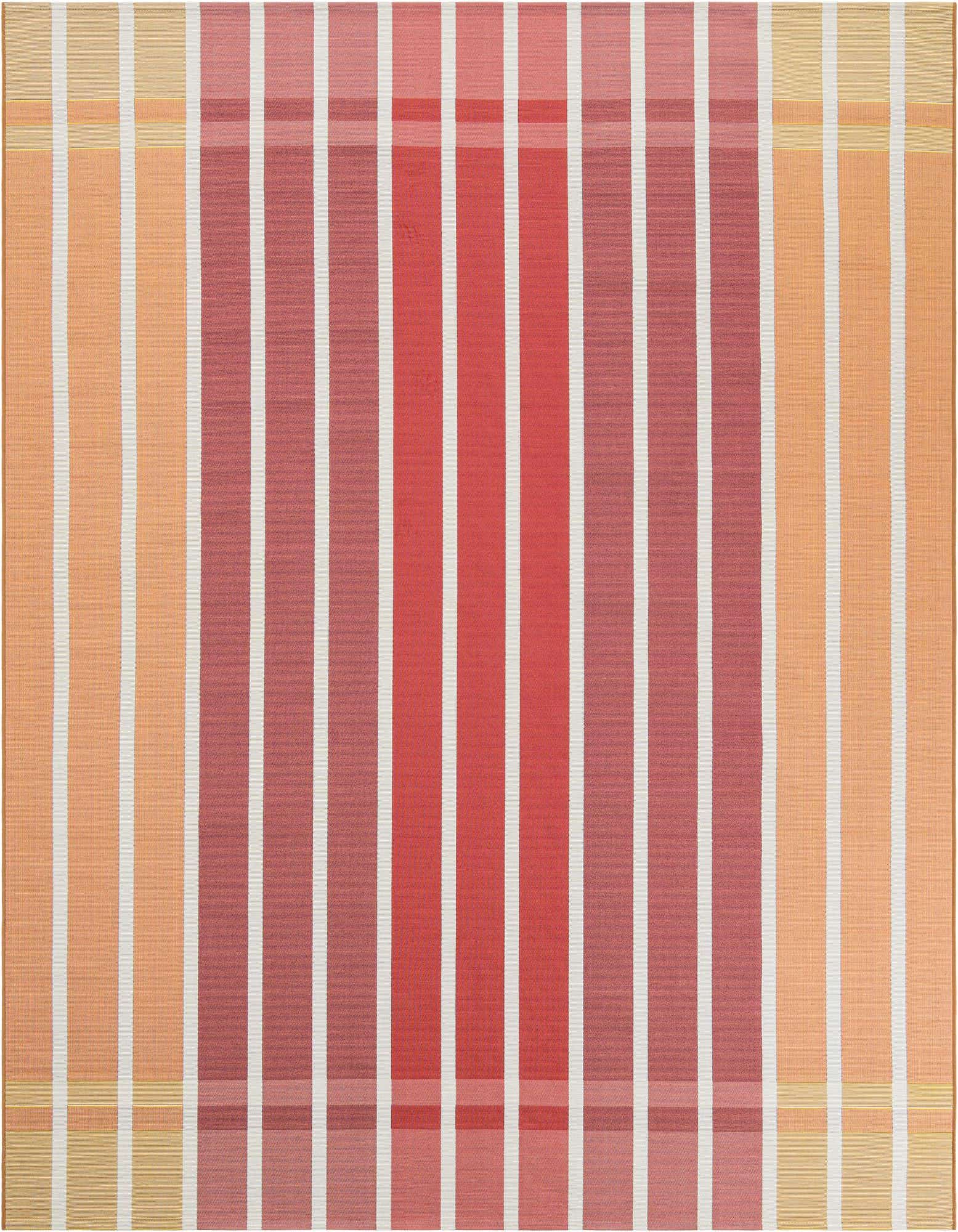 7' 10 x 10' Easy-Clean Striped Indoor / Outdoor Rug