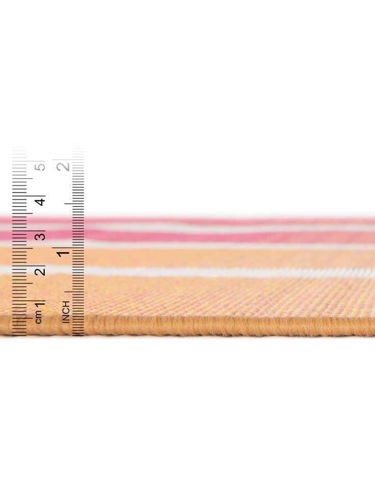 Detail image of 2' 7 x 10' Washable Ribbon Indoor / Outdoor Runner Rug