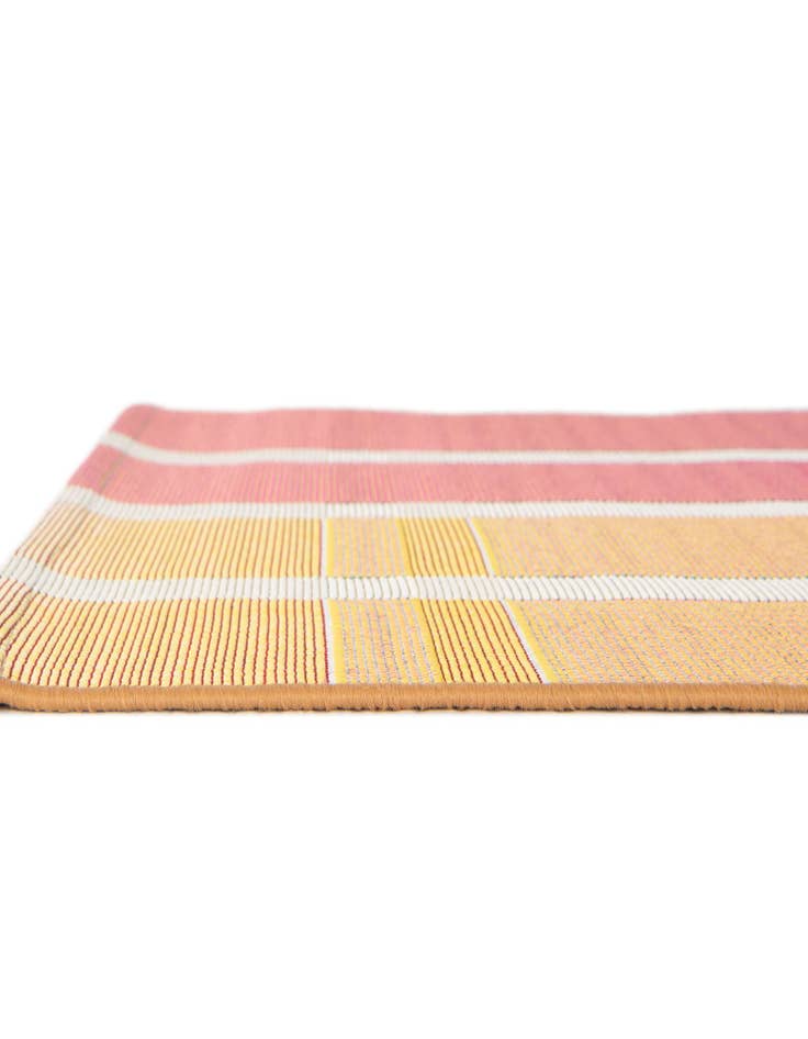 Detail image of 2' x 6' Easy-Clean Ribbon Indoor / Outdoor Runner Rug
