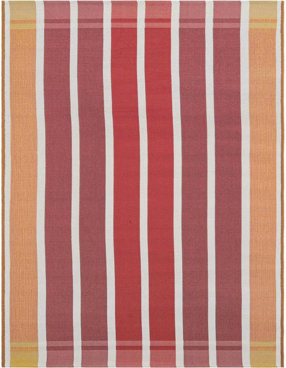 Detail image of 2' 7 x 10' Easy-Clean Striped Indoor / Outdoor Runner Rug
