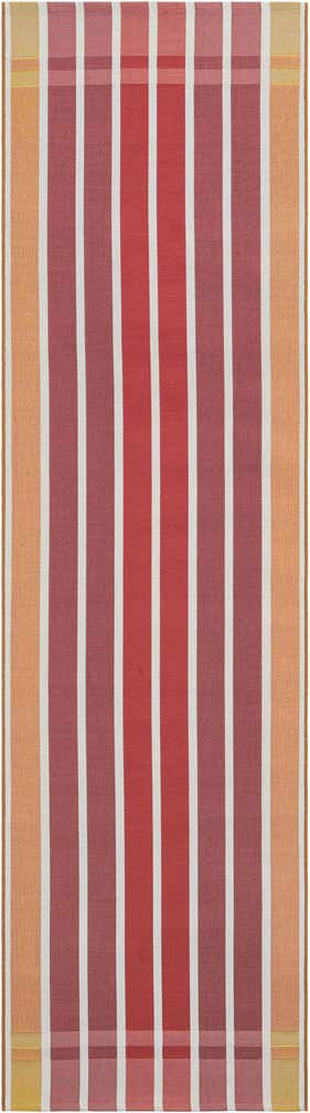2' 7 x 10' Easy-Clean Striped Indoor / Outdoor Runner Rug