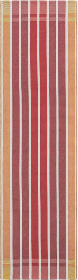 Detail image of 2' 7 x 10' Easy-Clean Striped Indoor / Outdoor Runner Rug