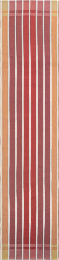 2' 7 x 12' Easy-Clean Striped Indoor / Outdoor Runner Rug