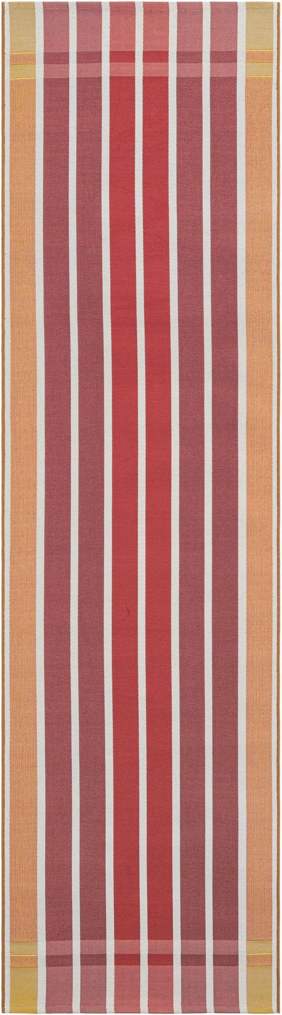 2' 7 x 10'  Washable Striped Indoor / Outdoor Runner Rug