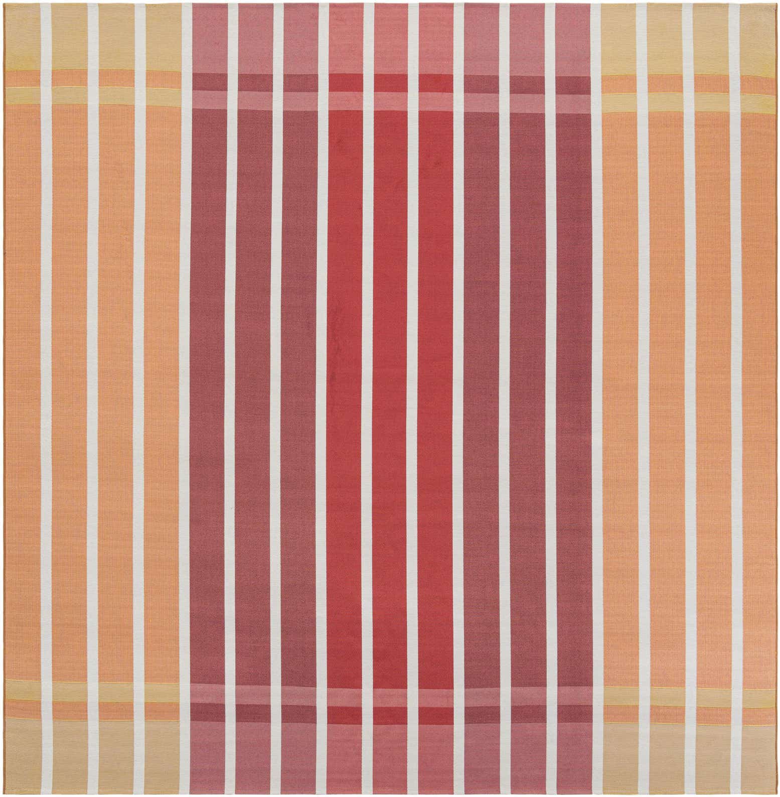 10' x 10' Easy-Clean Ribbon Indoor / Outdoor Square Rug