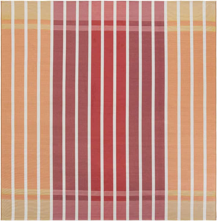 10' x 10' Easy-Clean Ribbon Indoor / Outdoor Square Rug