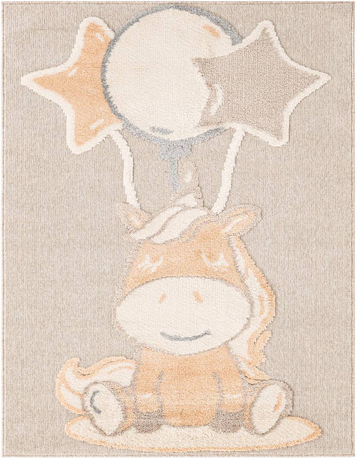 Detail image of 4' x 6' Whimsy Kids Rug