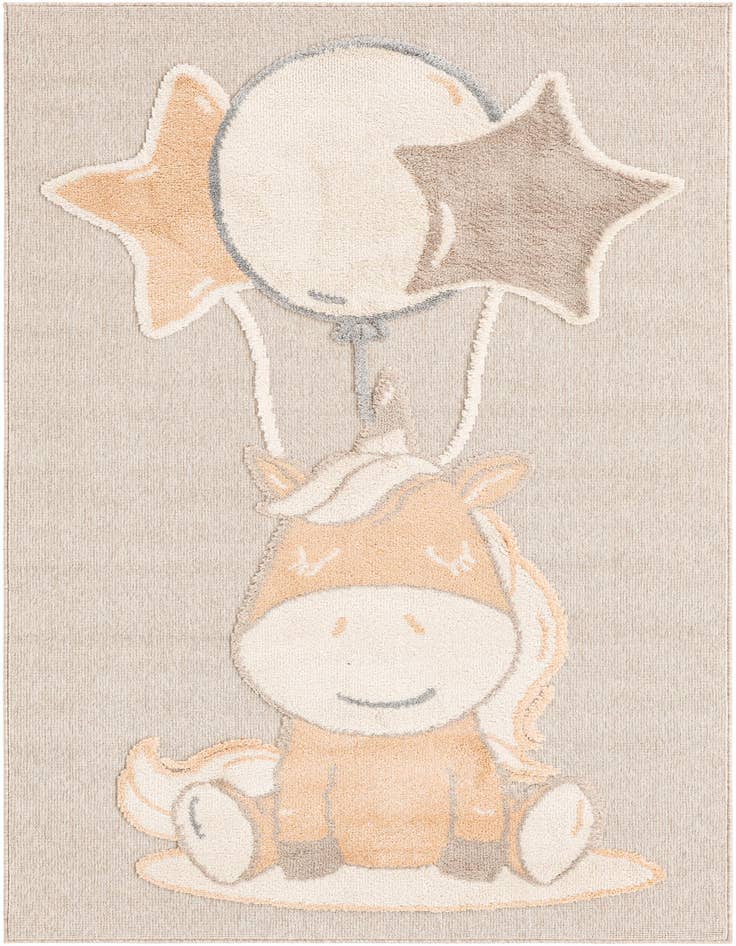 Detail image of 5' 3 x 8' Whimsy Kids Rug