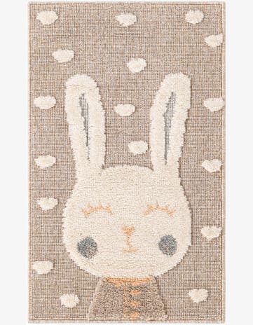 Peach Blossom Whimsy Kids Rug