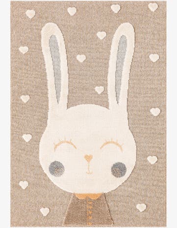 Peach Blossom Whimsy Kids Rug