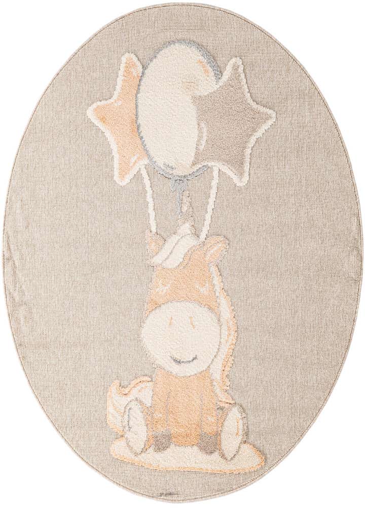 5' x 5' Whimsy Kids Round Rug