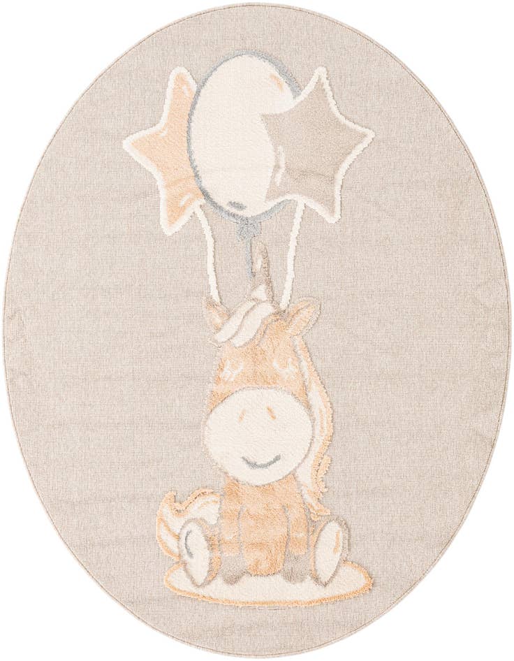 Detail image of 7' x 7' Whimsy Kids Round Rug