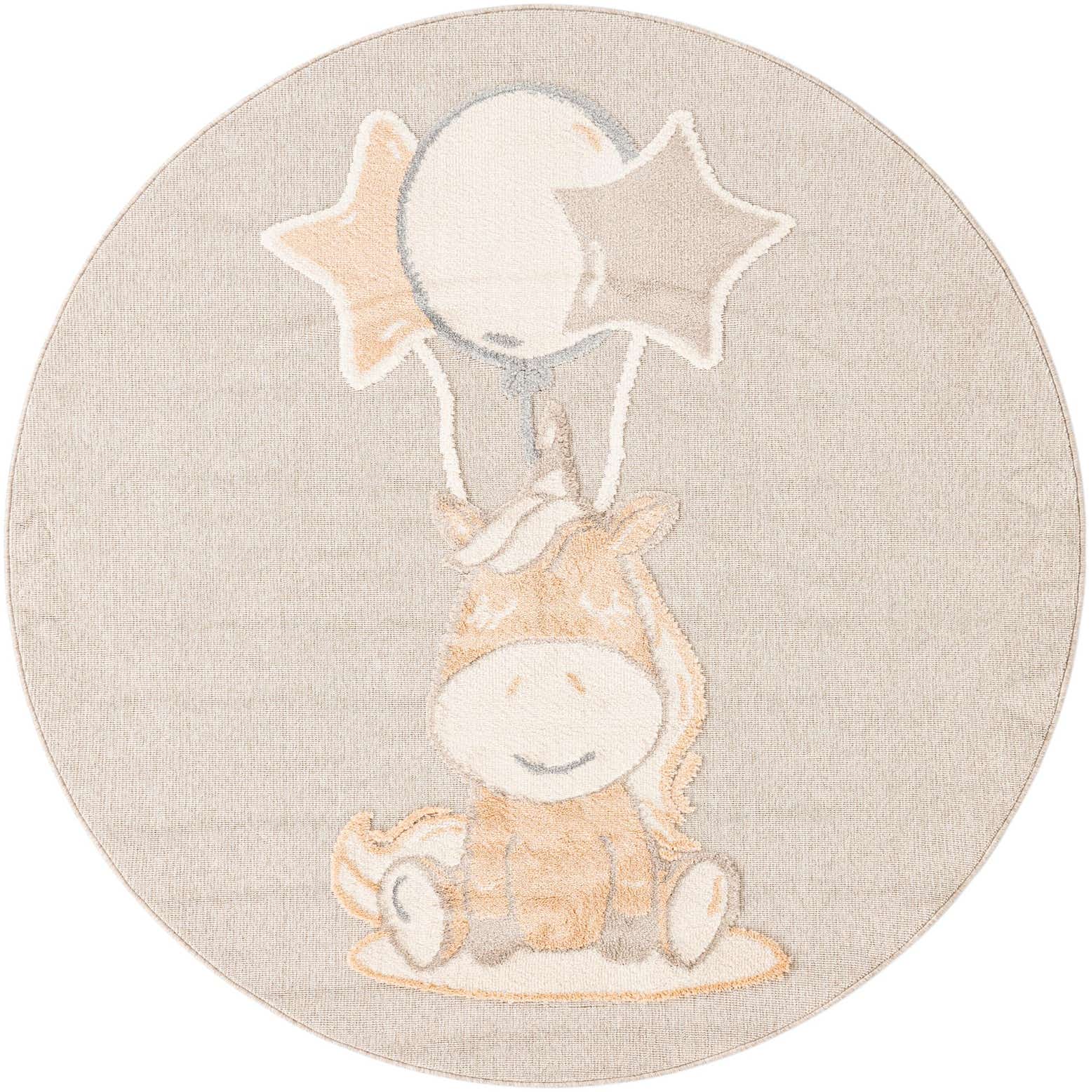 7' x 7' Whimsy Kids Round Rug