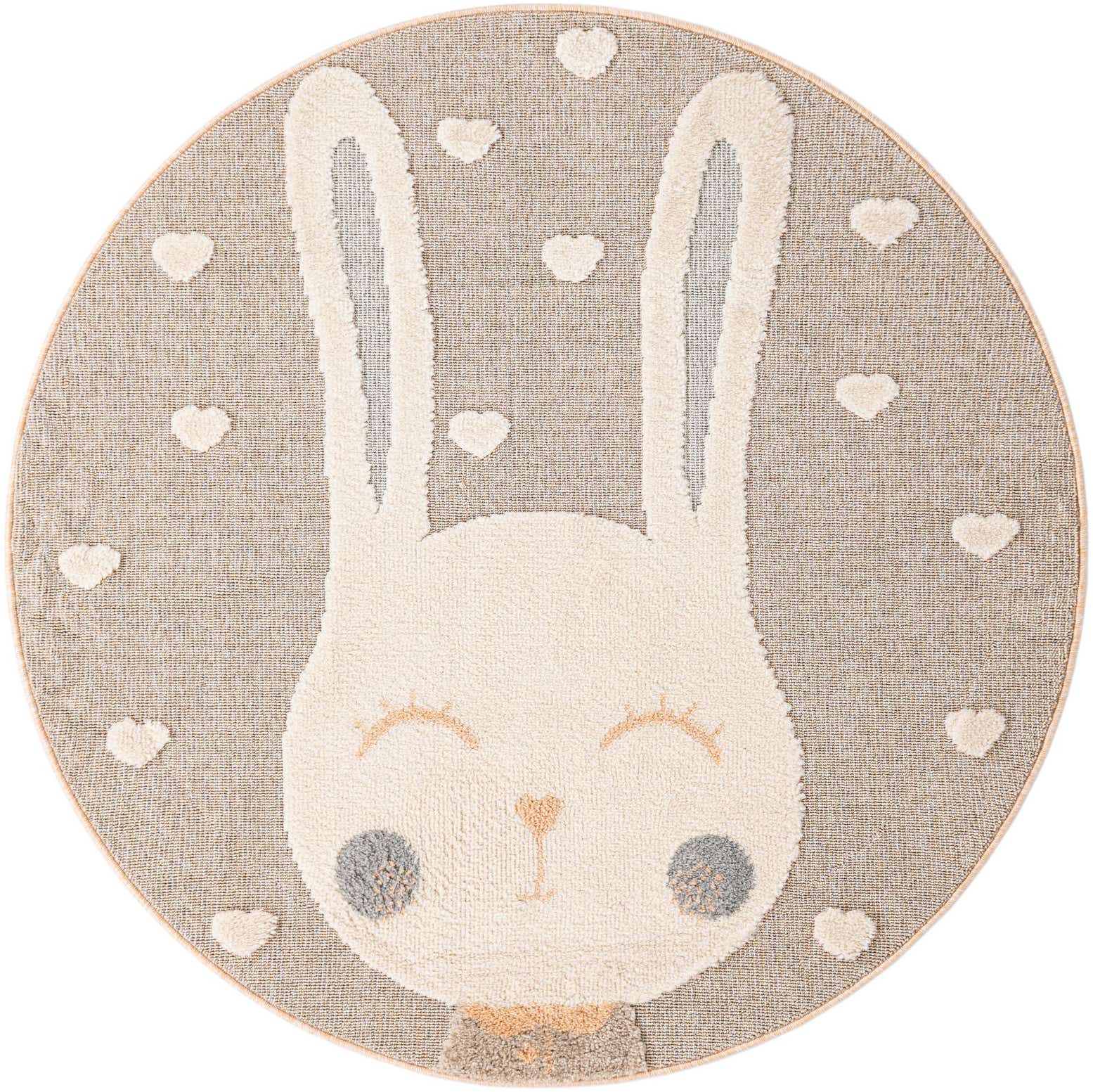 5' x 5' Whimsy Kids Round Rug