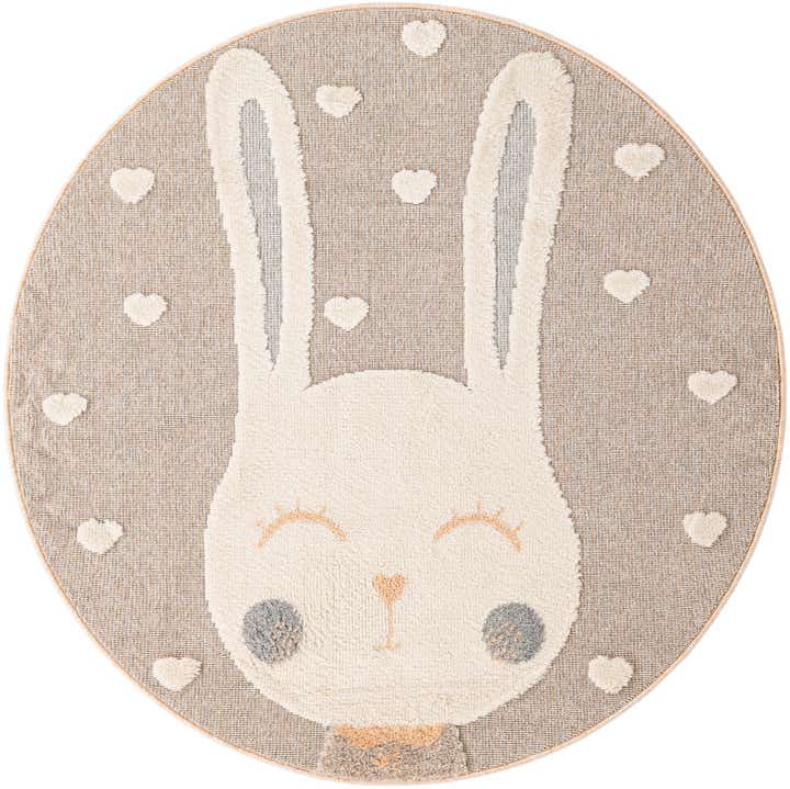 5' x 5' Whimsy Kids Round Rug