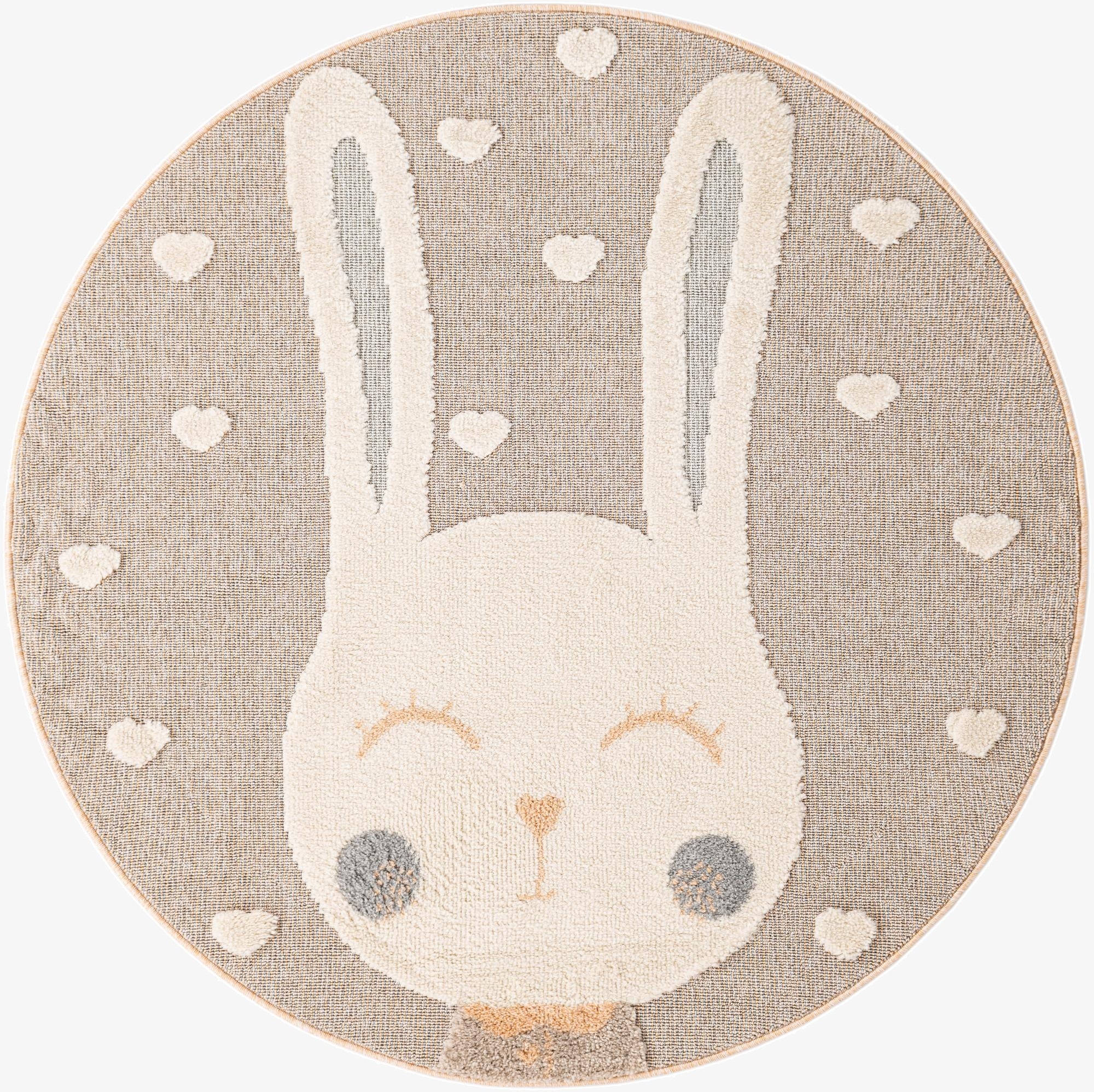 5' x 5' Whimsy Kids Round Rug