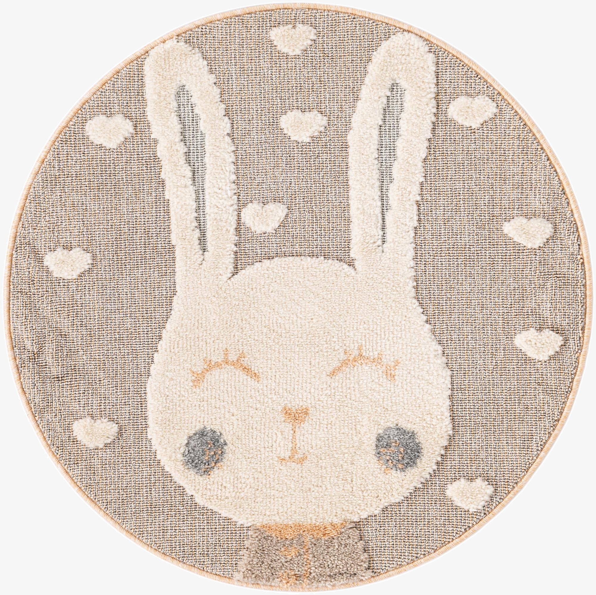3' x 3' Whimsy Kids Round Rug