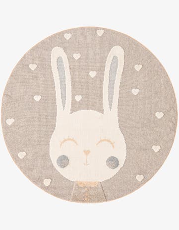 7' x 7' Whimsy Kids Round Rug