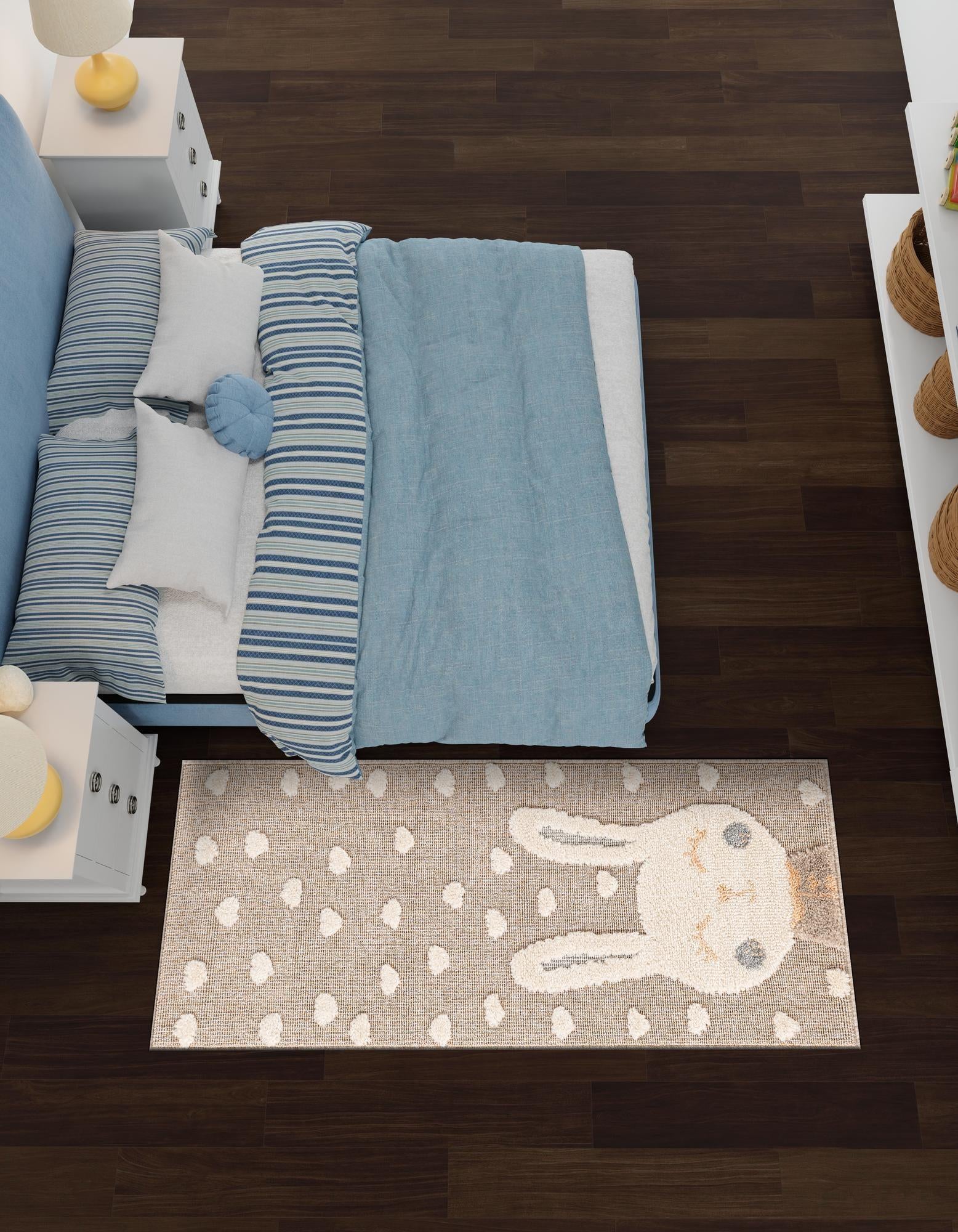 2' x 4' Whimsy Kids Runner Rug