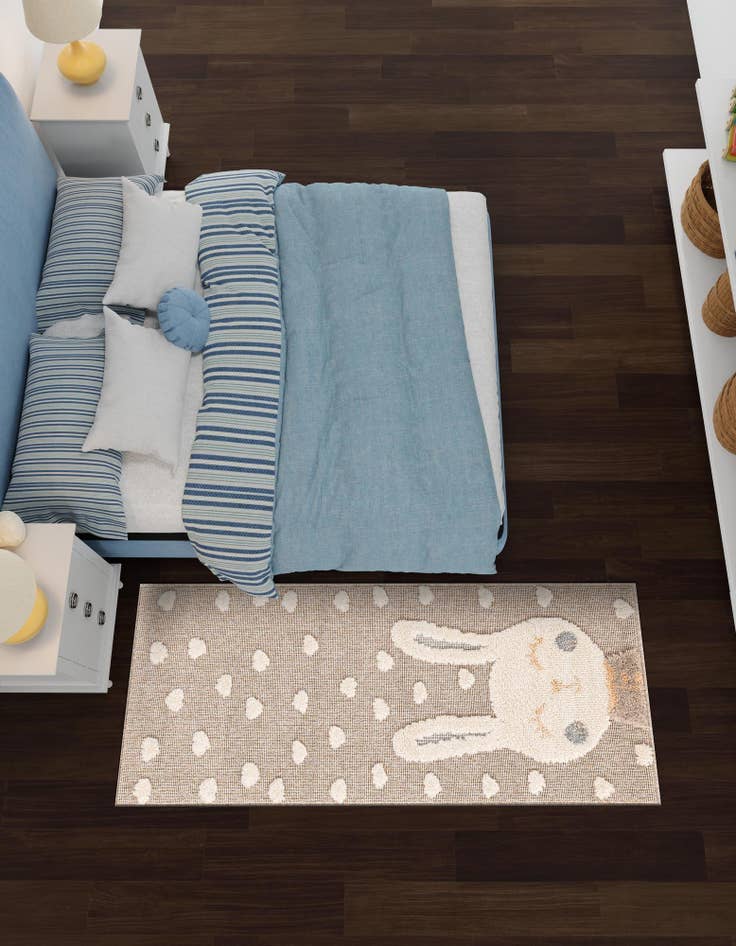 Detail image of 2' x 4' Whimsy Kids Runner Rug