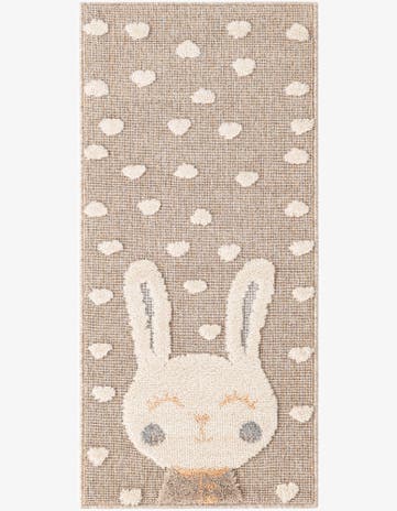 Peach Blossom Whimsy Kids Runner Rug