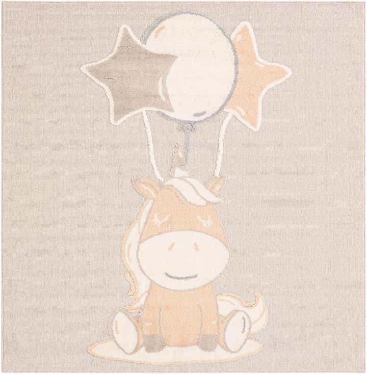 7' 10 x 7' 10 Whimsy Kids Square Rug