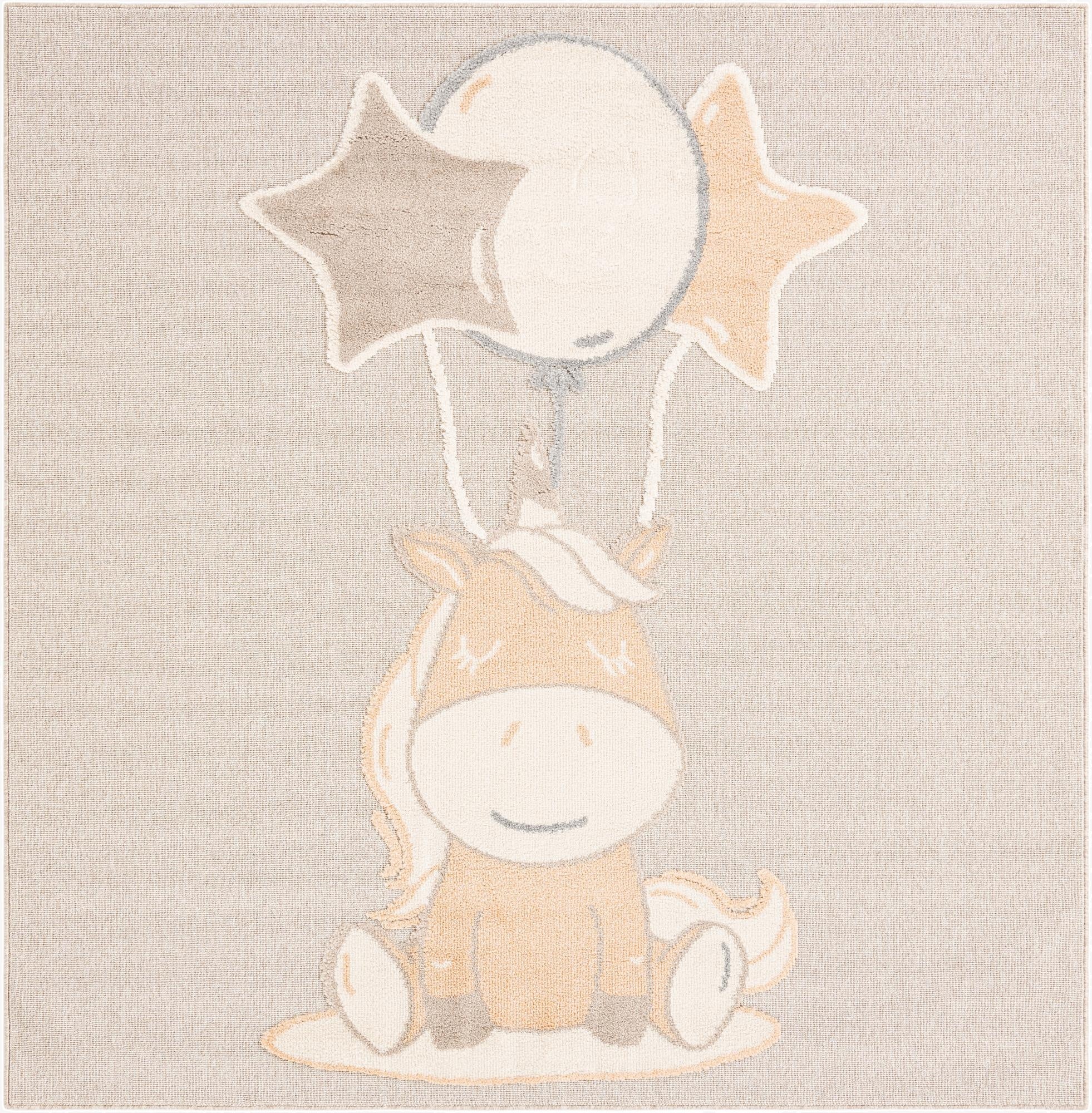 7' 10 x 7' 10 Whimsy Kids Square Rug