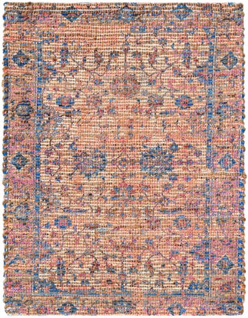 2' x 3' 1  Hand Woven Chenille Jute Rug