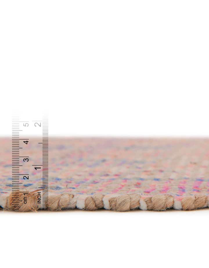 5' 3 x 8' Hand Woven Chenille Jute Rug