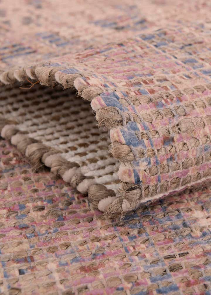 5' 3 x 8' Hand Woven Chenille Jute Rug