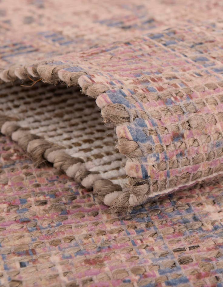 Detail image of 5' 3 x 8' Hand Woven Chenille Jute Rug