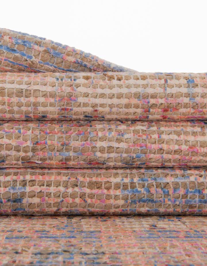 5' 3 x 8' Hand Woven Chenille Jute Rug
