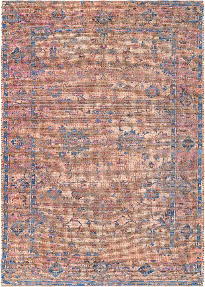 5' 3 x 8' Hand Woven Chenille Jute Rug
