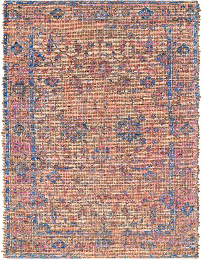 Detail image of 2' 2 x 6' 1 Hand Woven Chenille Jute Runner Rug