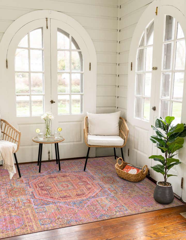 7' 10 x 11' Aqua Rug