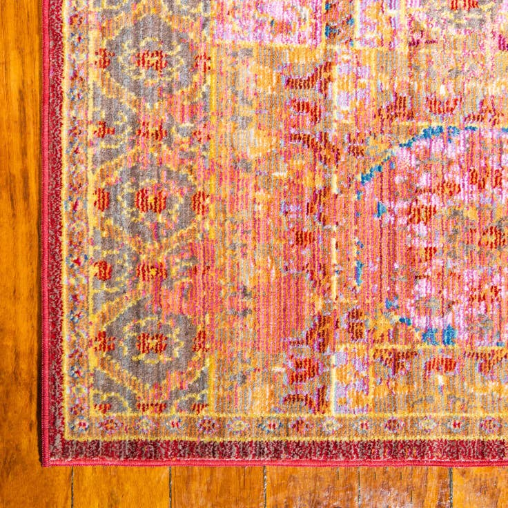 Detail image of 7' 10 x 11' Aqua Rug