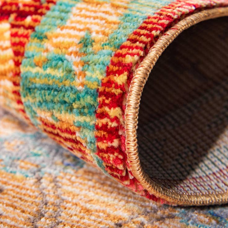 Detail image of 7' x 9' 10 Aqua Rug