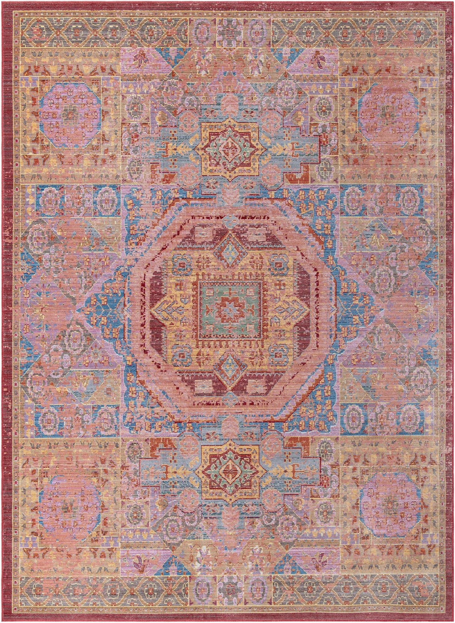 7' 10 x 11' Aqua Rug