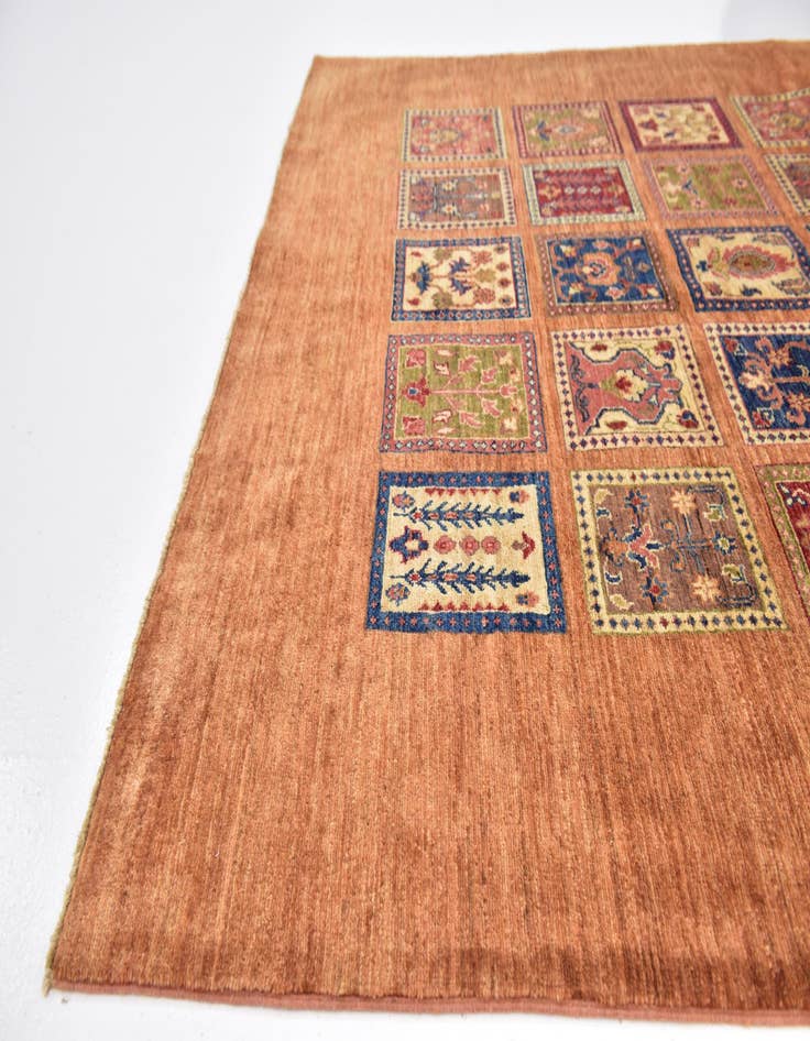 Detail image of 5' 5 x 8'  Hand Knotted Ariana Ziegler Rug