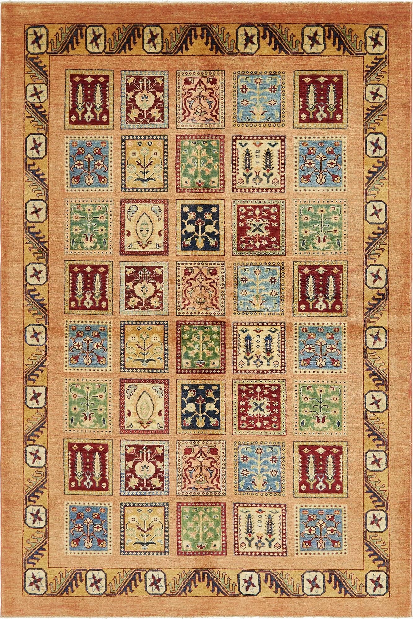 5' 8 x 8' 8  Hand Knotted Ariana Ziegler Rug