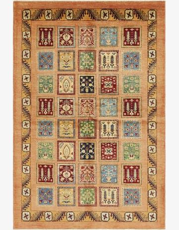 5' 8 x 8' 8 Hand Knotted Ariana Ziegler Rug